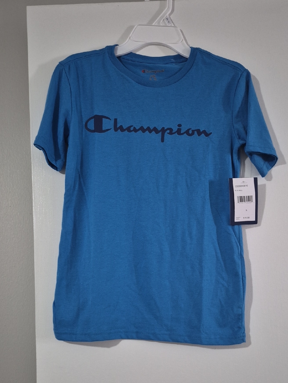 Champion Blue Logo Tee
